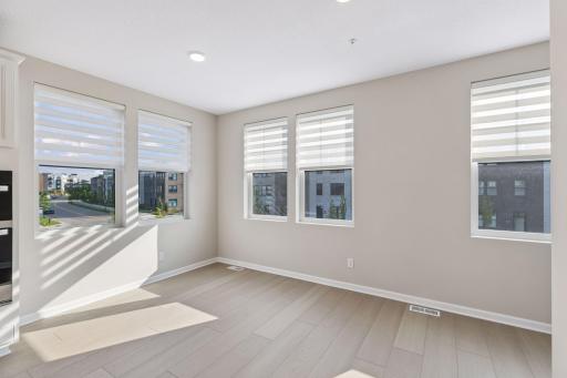 Light-Filled Dining Surrounded by Windows
