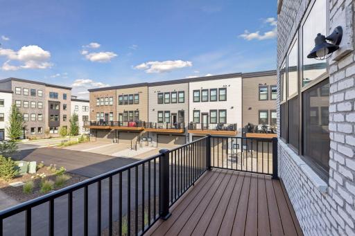 Extend Your Living Outdoors. Enjoy Deck space for grilling, morning coffee, or relaxing with friends.