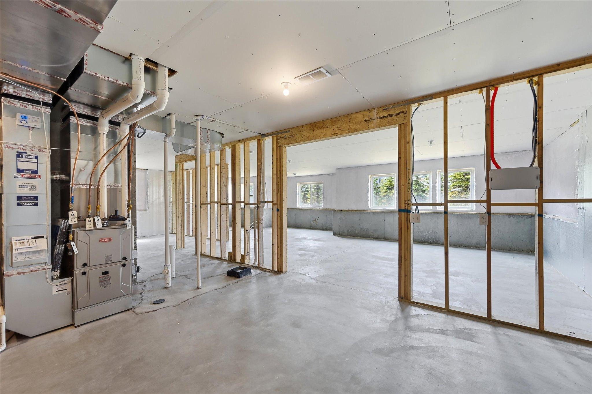 Unfinished basement