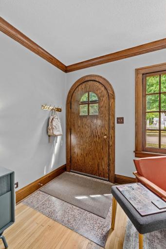 Stunning curved front door
