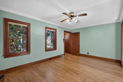 Front door entrance from living area corner
