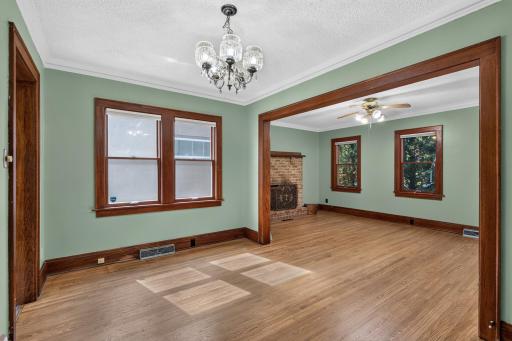 View of main living from formal eating area