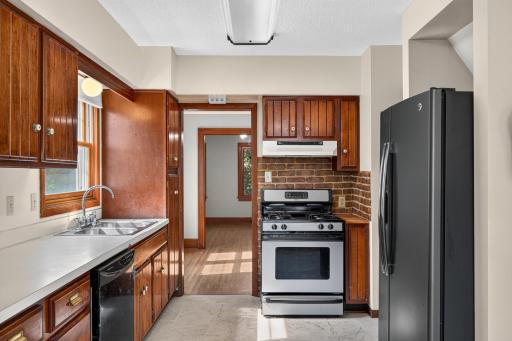thoughtfully designed cooking area