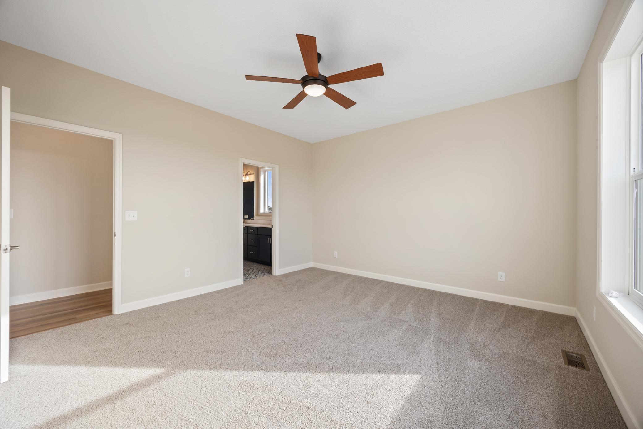 Owner's main floor bedroom