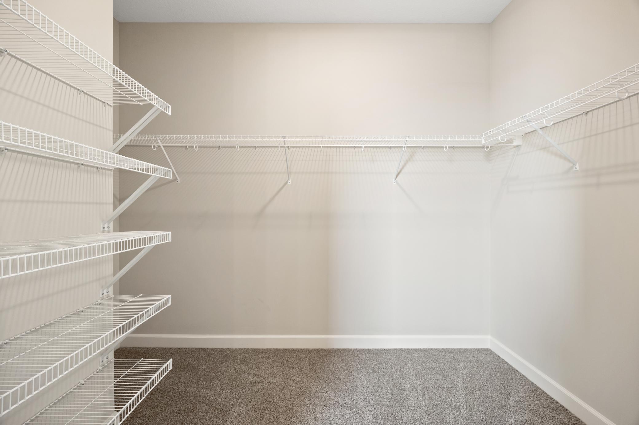 Owner's spacoius walk-in closet