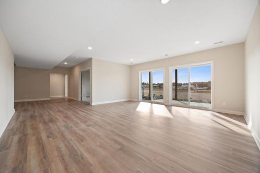 This home featured laminate flooring Carpet is the standard, included floor