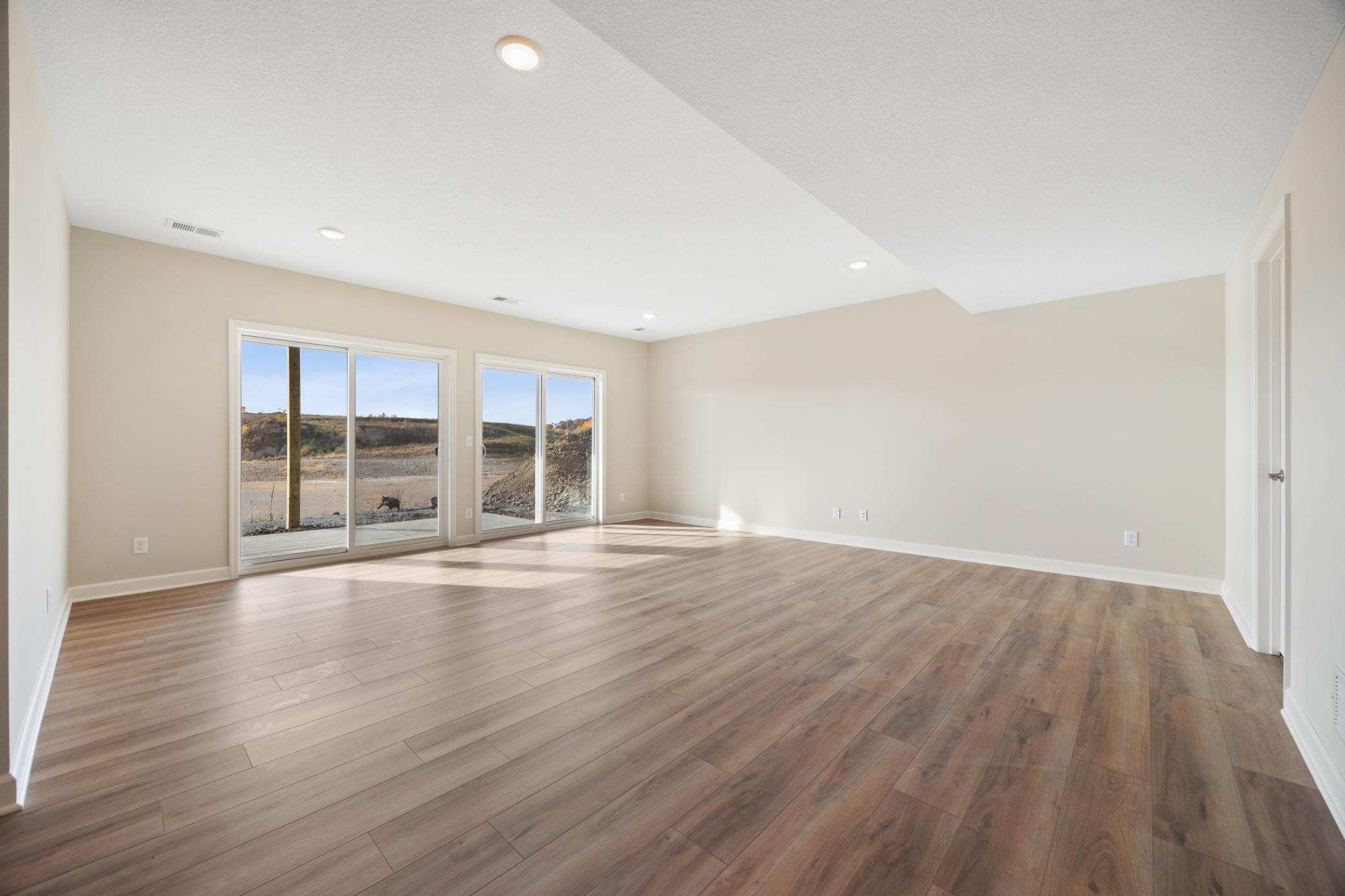 Lower level in similar home