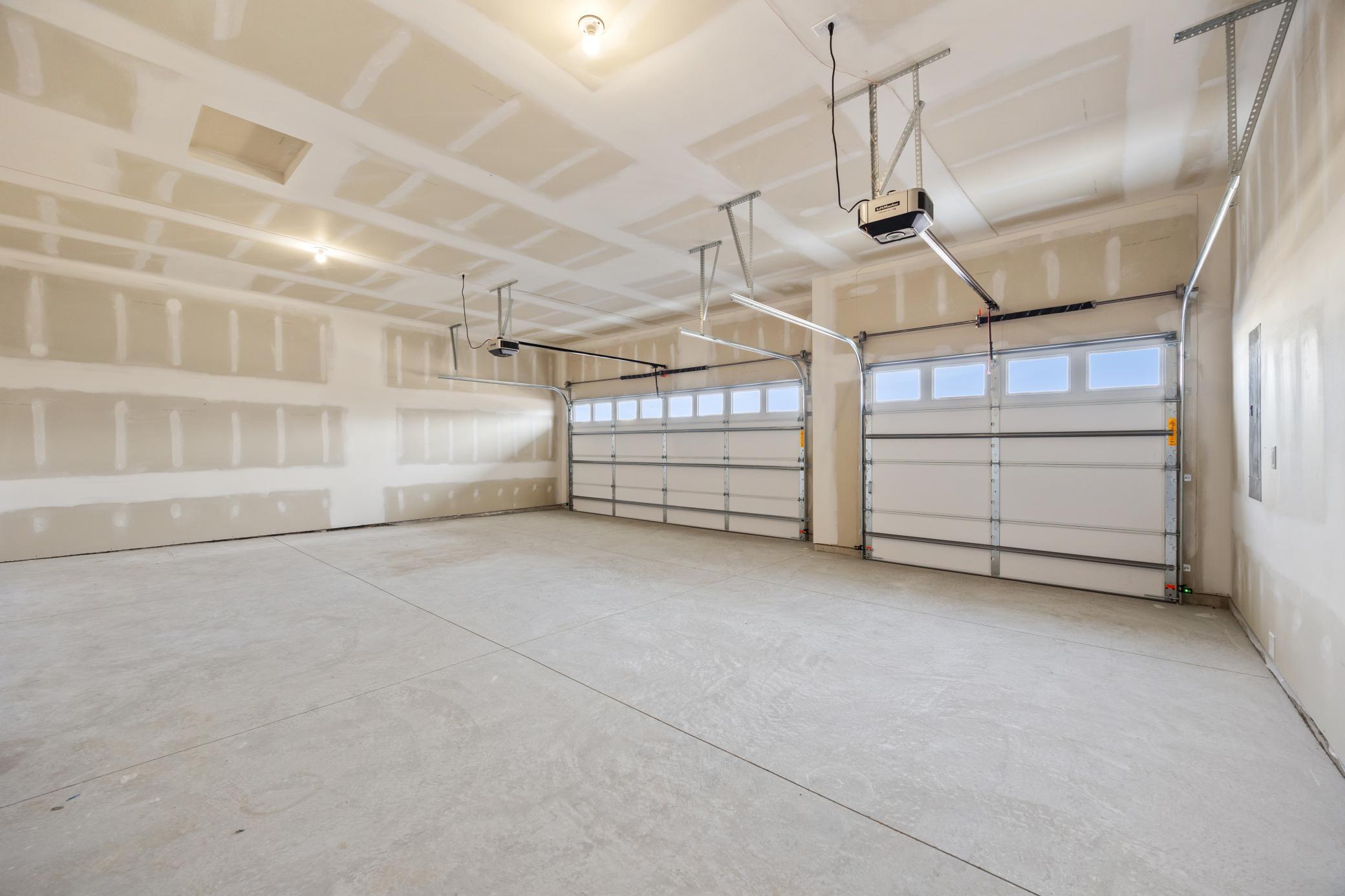 Large garage space