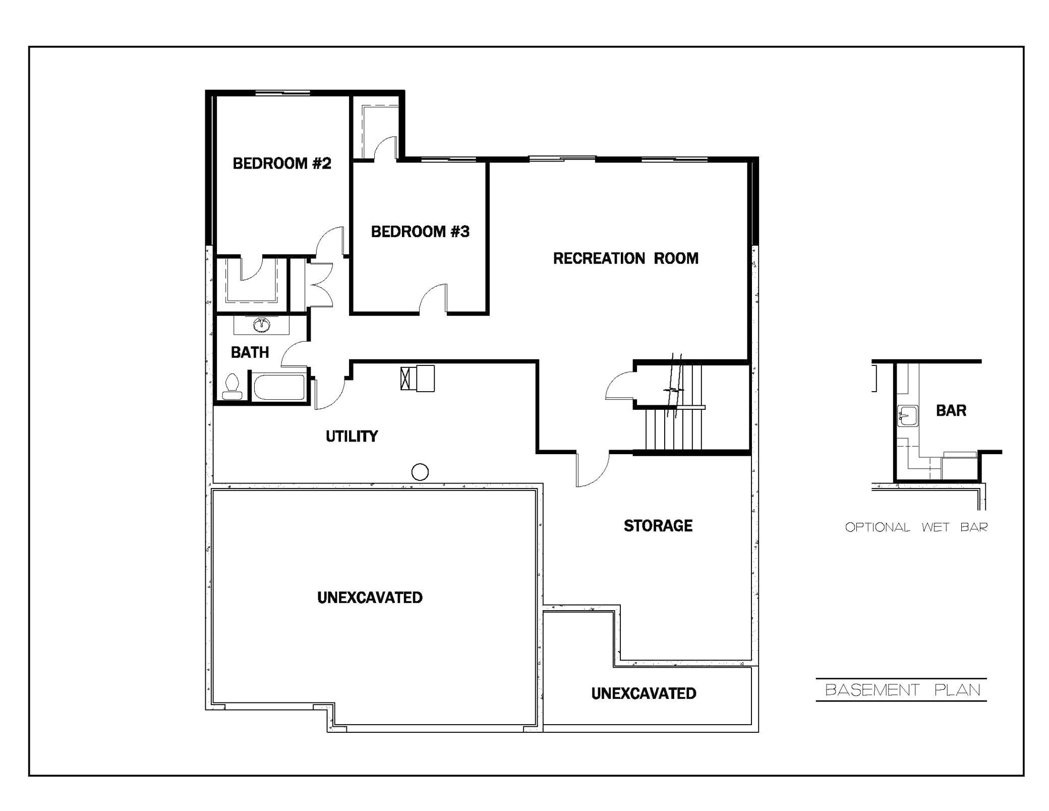 LOWER LEVEL. Actual floor plan of Newport