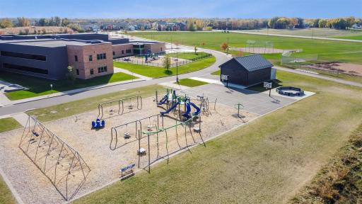 School playground is a short walking distance from the home.