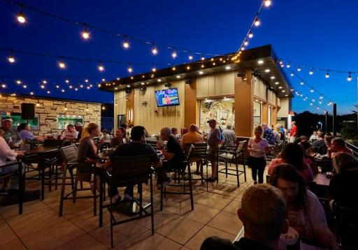 Grab a bite to eat at B-52 Burgers and Brew or enjoy a cold beverage on the rooftop patio!