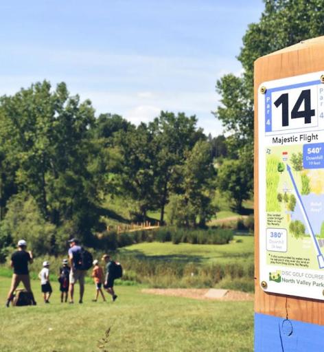 The North Valley Disc Golf Course in Inver Grove Heights, is a popular 18-hole course renowned for its scenic, wooded layout and variety of skill-level options.