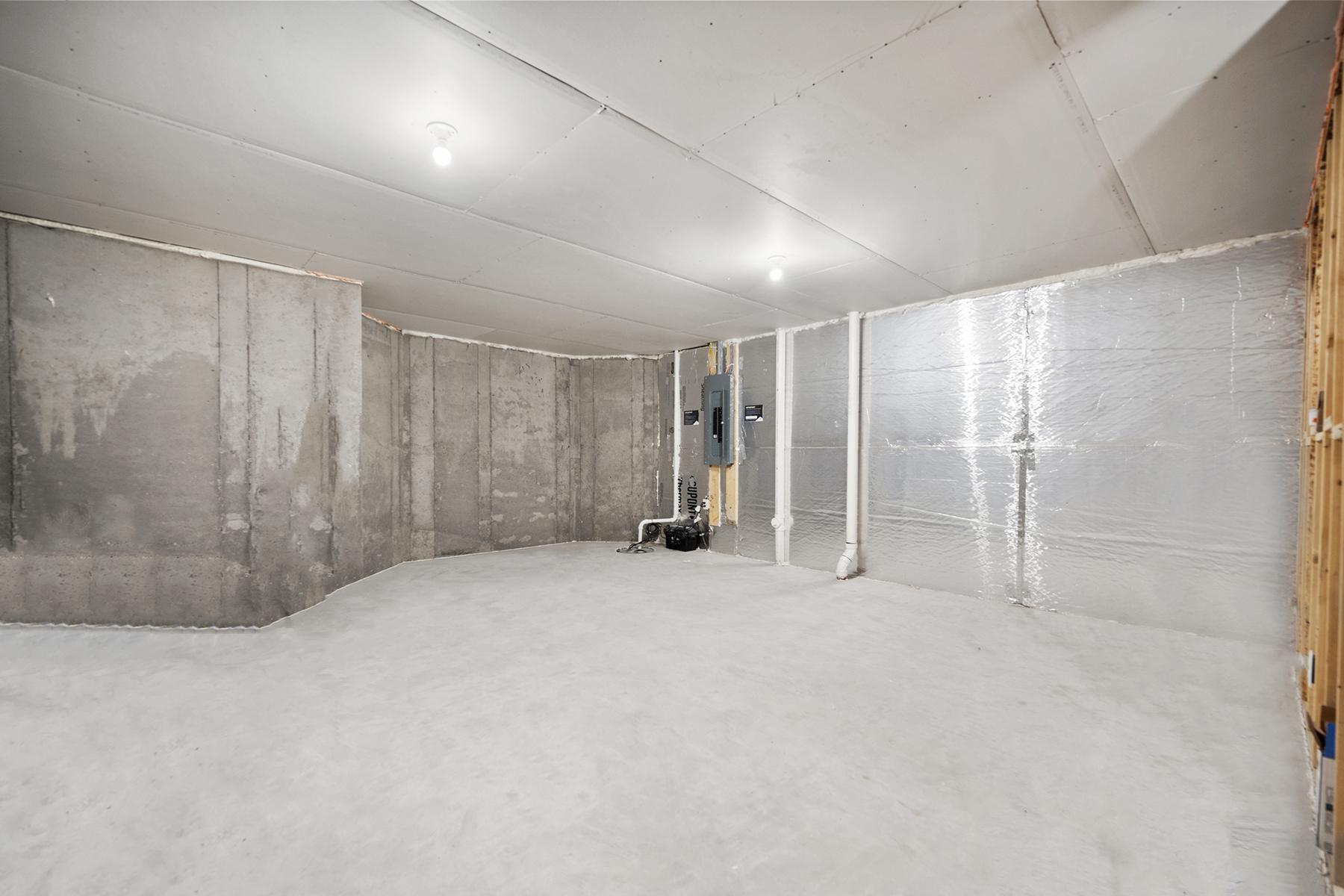 The basement is perfect for storage or the ability to add extra living space if necessary. (model photo)