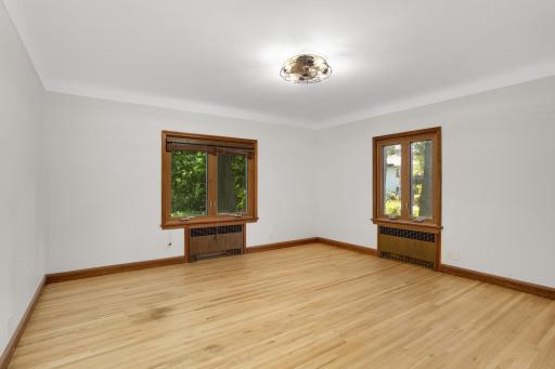 Large Main floor bedroom with 2 closets