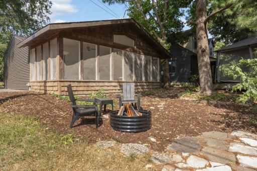 New fire pit