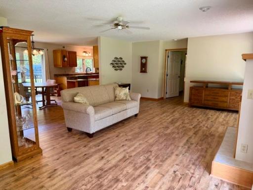 Main bedroom w/ensuite is off living room