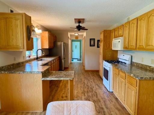 Kitchen view from the dining area