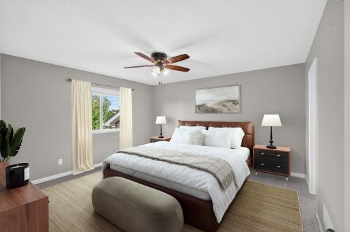 Primary Bedroom Image has been virtually staged