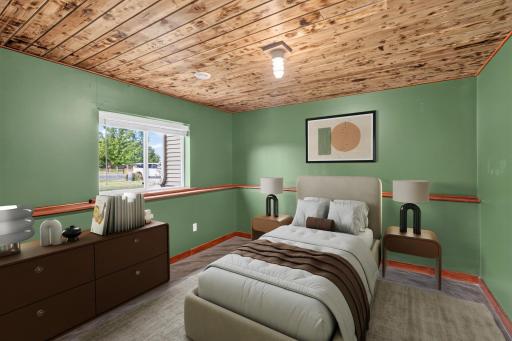 Lower level bedroom 5 Image has been virtually staged