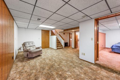 basement family room