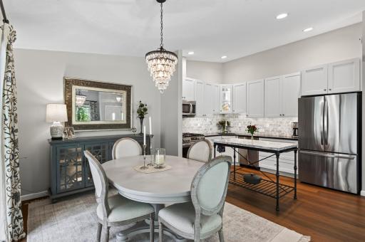 Beautiful dining space
