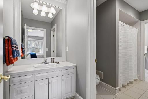 Jack and Jill bathroom