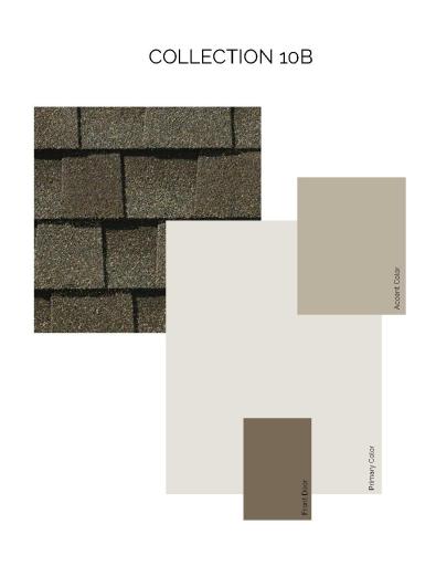 Exterior color collection for this home!
