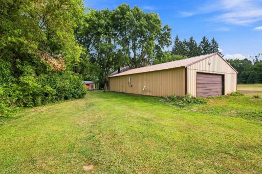 Mowed area- pole barn