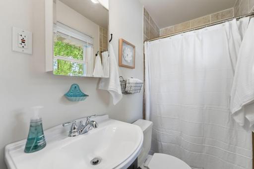 Three bathrooms throughout the home help make busy mornings and overnight guests easier.