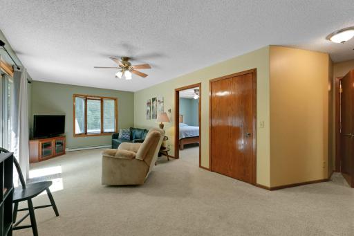 Upper Level Living Area. Opens to deck.