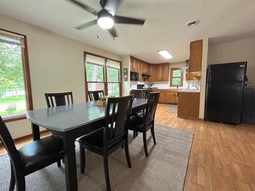 Huge Dining / Kitchen Area. Freshly painted.