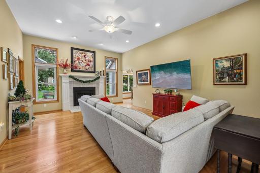 Gas fireplace Abundant natural light