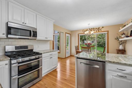 Kitchen remodel included new cabinetry