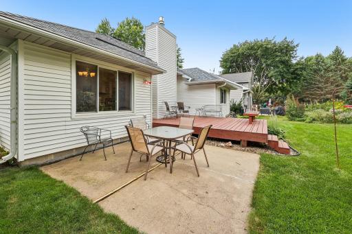 Abundant outdoor seating