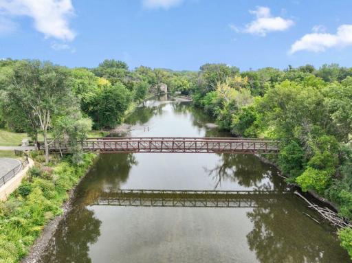 The Cannon River in Dundas.
