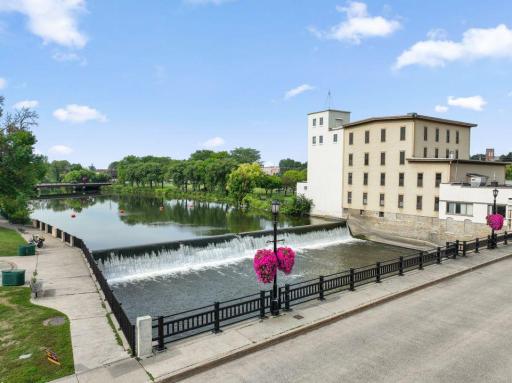 The Ames Mill and Dam in Northfield.