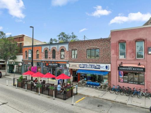 Bike, walk, shop, and eat in downtown Northfield.