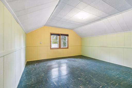 Through the sitting room is what the current owner used as their primary bedroom.