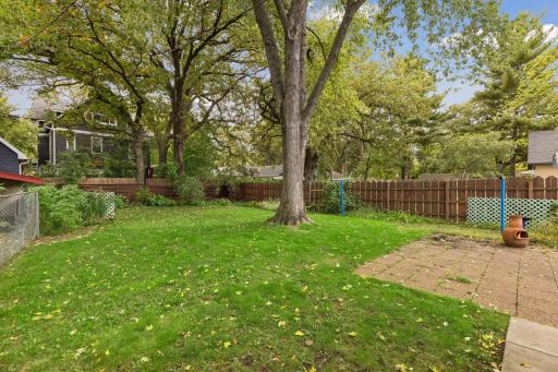 The home sits on nearly a quarter acre lot surrounded by beautiful mature trees.