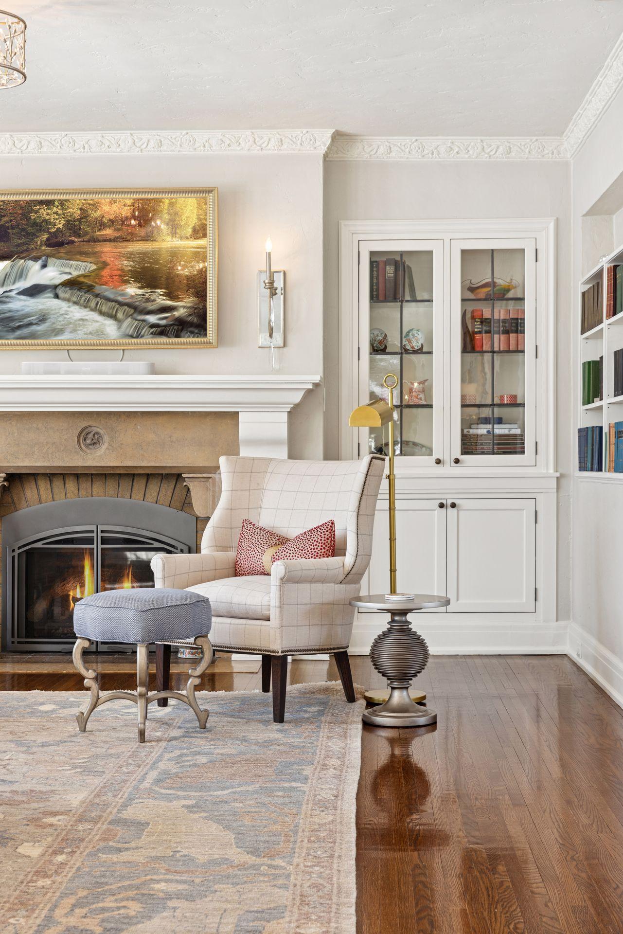 Elegant details create a warm and welcoming atmosphere