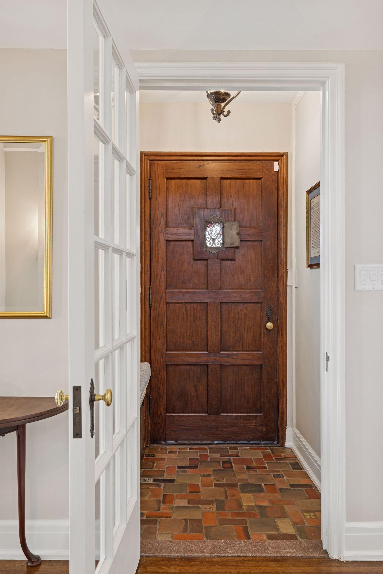 A welcoming entry that sets the tone for the entire home