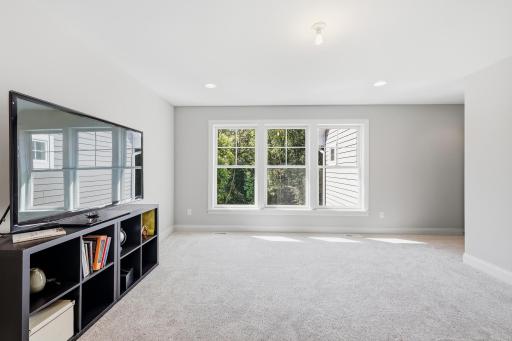 Upper Level Bonus Room overlooking backyard