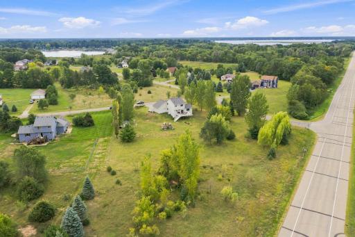 This backyard is a dream and yet still offers easy access to main roads for a shorter commute into the Twin Cities!