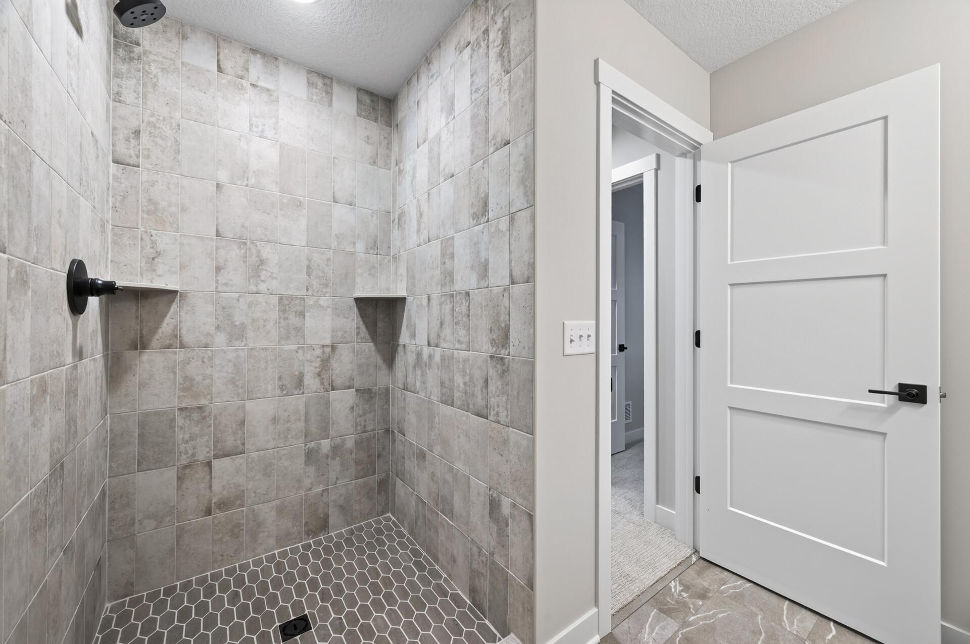 Lower level 3/4 bathroom