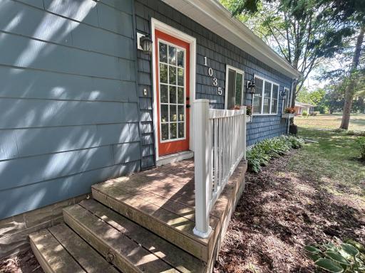 Three steps to the front door and the cutest house awaits your inspection! You're going to love this home!