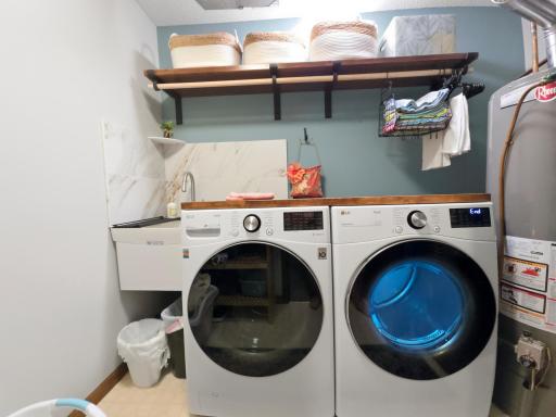 laundry room with utility sink-lower level