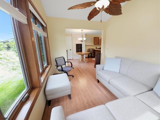 sunroom looking toward informal dr