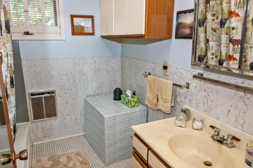 Dryer Hookup in Bathroom