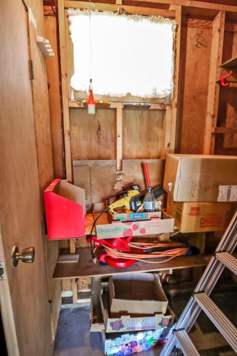 Storage Closet in Garage