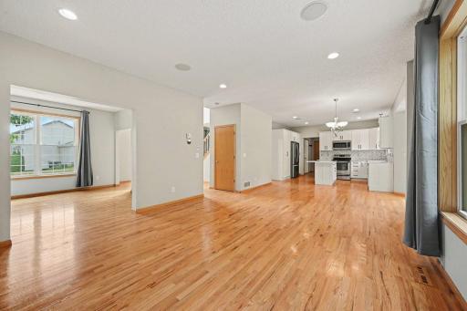 Open main level floor plan